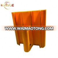 best quality durable plastic customized polyethylene truck rubber wheel chocks